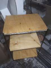 Estanteria Minimalista Industrial 3 Niveles Madera Metal